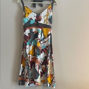 Patagonia Colorful Abstract Mini Halter Dress~ S